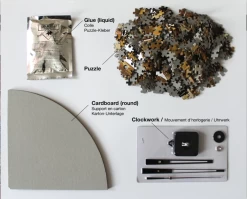 Art Puzzle Puzzelklok - Ritme Van De Tijd - Puzzel En Klok Van 570 Stukjes -online speelgoedwinkel! art puzzle puzzelklok ritme van de tijd puzzel en 2