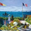 Bluebird Puzzle Claude Monet - Terras In Sainte-Adresse - Puzzel Van 3000 Stukjes -online speelgoedwinkel! bluebird puzzle claude monet terras in sainte adre