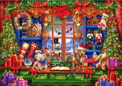 Bluebird Puzzle Ye Old Christmas Shoppe - Puzzel Van 2000 Stukjes