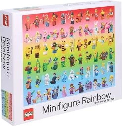 Chronicle Books LEGO - Minifigure Rainbow - Puzzel - 1000 Stukjes -online speelgoedwinkel! chronicle books lego minifigure rainbow puzzel 100 2