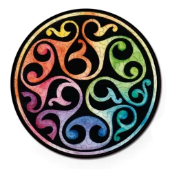 Curiosi Knoppen - Dubbelzijdige Ronde Puzzel In Hout - 88 Stukjes -online speelgoedwinkel! curiosi knoppen dubbelzijdige ronde puzzel in hout 3