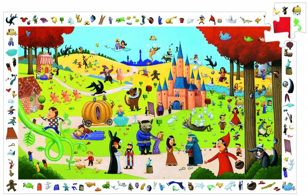 Djeco Allemaal Sprookjes - Puzzel Van 54 Stukjes 3 Djeco Allemaal Sprookjes - Puzzel Van 54 Stukjes