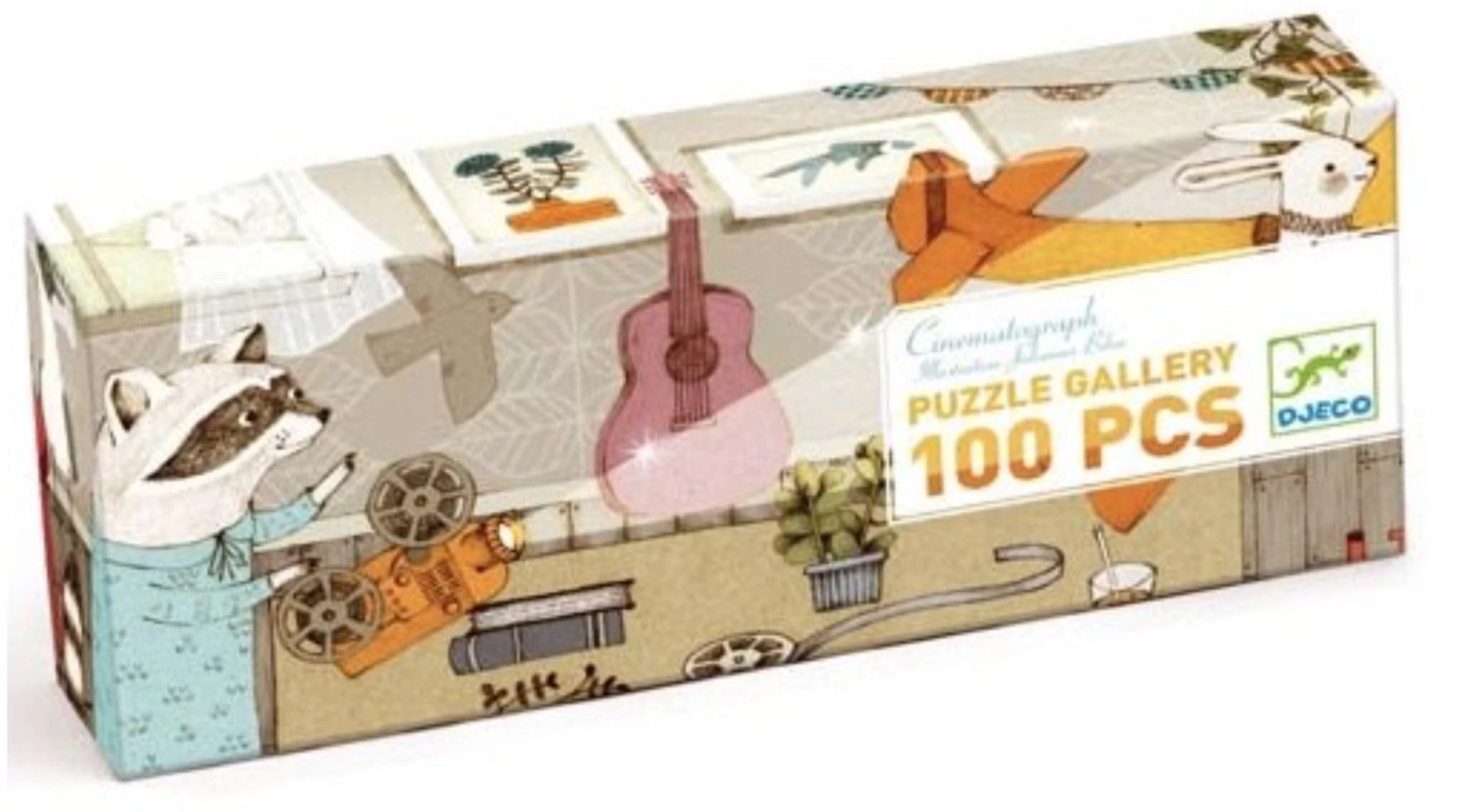 Djeco Bioscoop - Puzzel Van 100 Stukjes 4 Djeco Bioscoop - Puzzel Van 100 Stukjes - Afbeelding 2