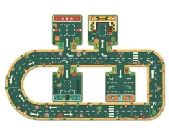 Djeco Bouw Zelf Je Route - 21 Stukjes