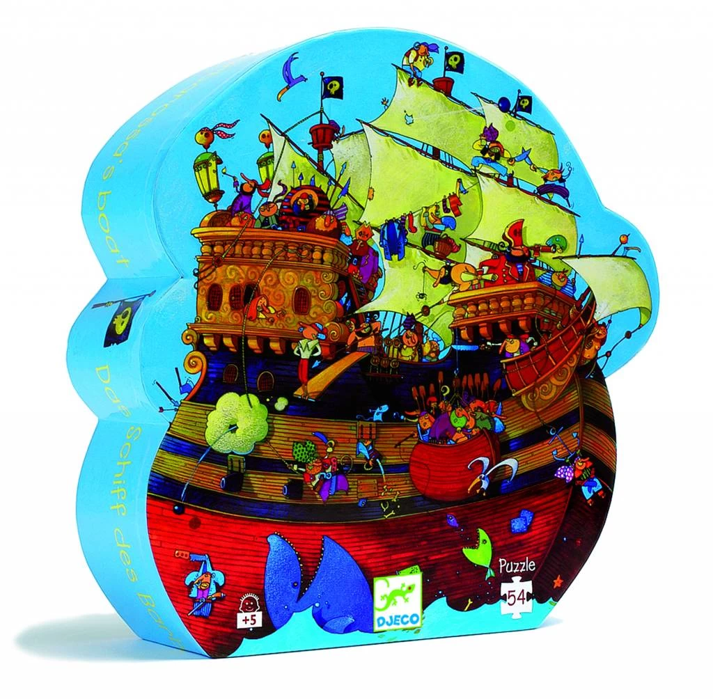 Djeco De Boot Van Barbarossa - 54 Stukjes 3 Djeco De Boot Van Barbarossa - 54 Stukjes