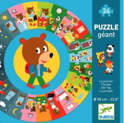 Djeco De Dag - Ronde Puzzel Van 24 Stukjes