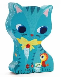 Djeco De Kat En Haar Vriendjes - 24 Stukjes