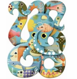 Djeco De Kronkelige Octopus - Puzzel Van 350 Stukjes