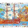 Djeco De Piraten In Aanval - Puzzel Van 100 Stukjes -online speelgoedwinkel! djeco de piraten in aanval puzzel van 100 stukjes