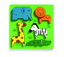 Djeco Dieren Uit Afrika - 5 Stukjes
