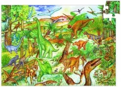 Djeco Dinosaurussen - Puzzel Van 100 Stukjes