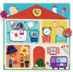 Djeco HOUTEN Puzzel - Swapy - 10 Stukjes