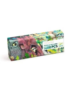 Djeco Uilen En Vogels - Puzzel Van 1000 Stukjes - Panorama -online speelgoedwinkel! djeco uilen en vogels puzzel van 1000 stukjes pano 2