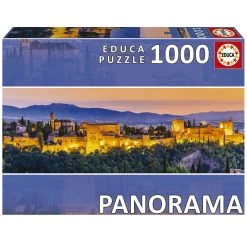 Educa Alhambra, Granada - Puzzel 1000 Stukjes - Panorama