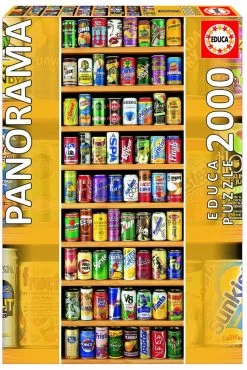 Educa Blikjes Frisdranken - 2000 Stukjes -online speelgoedwinkel! educa blikjes frisdranken 2000 stukjes 1