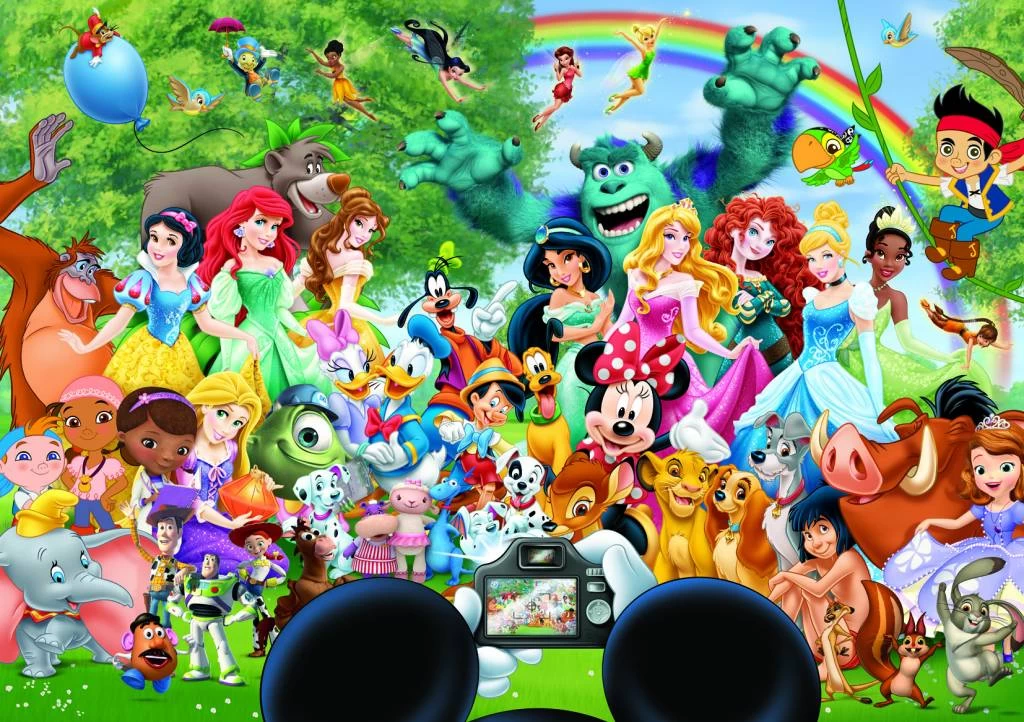 Educa De Magische Wereld Van Disney - 1000 Stukjes 4 Educa De Magische Wereld Van Disney - 1000 Stukjes - Afbeelding 2