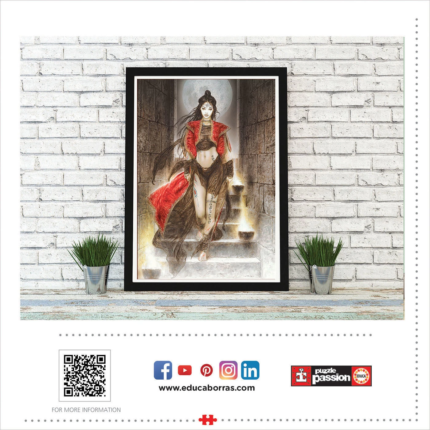 Educa Dead Moon - Luis Royo - Legpuzzel Van 1500 Stukjes 6 Educa Dead Moon - Luis Royo - Legpuzzel Van 1500 Stukjes - Afbeelding 4