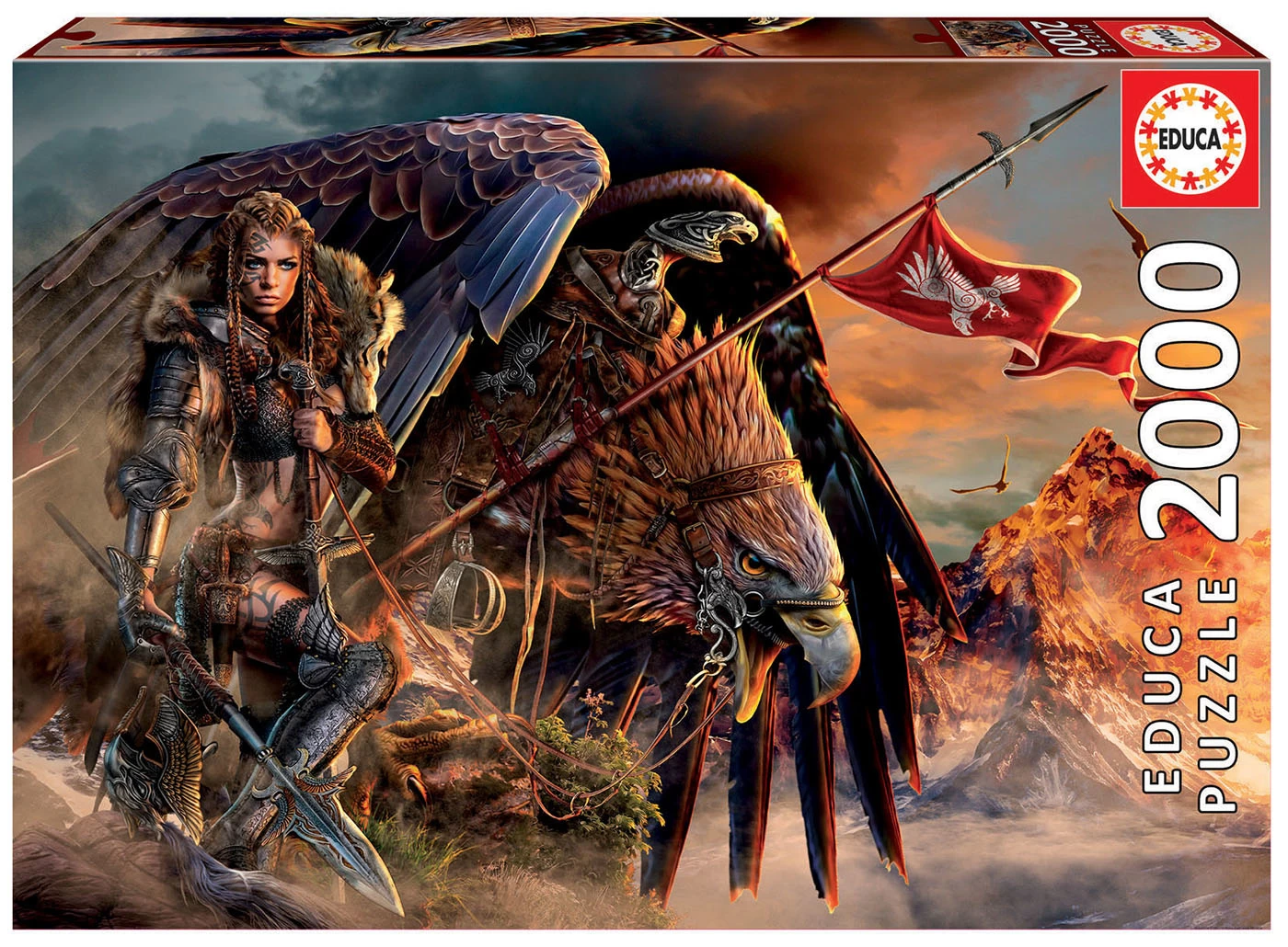 Educa Eagle Rider - Puzzel Van 2000 Stukjes 3 Educa Eagle Rider - Puzzel Van 2000 Stukjes