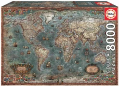 Educa Historische Wereldkaart - Puzzel Van 8000 Stukjes