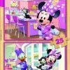 Educa HOUT: Minnie And The Happy Helpers - 2 Puzzels X 25 Stukjes -online speelgoedwinkel! educa hout minnie and the happy helpers 2 puzzels 1