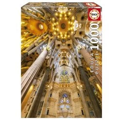 Educa Interieur Van De Sagrada Familia - Puzzel 1000 Stukjes