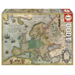 Educa Kaart Van Europa - Puzzel 1000 Stukjes