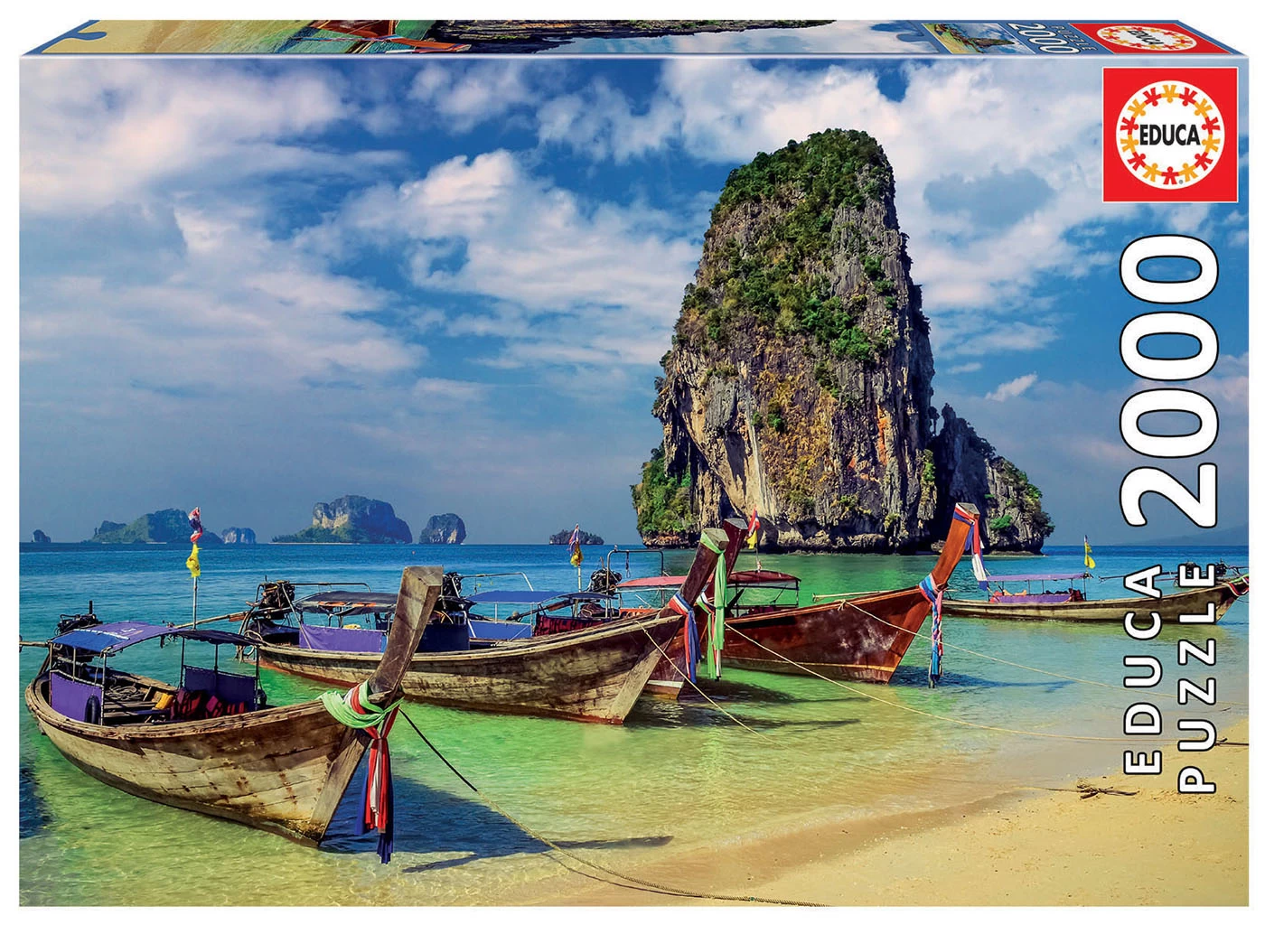 Educa Krabi In Thailand - Puzzel Van 2000 Stukjes 4 Educa Krabi In Thailand - Puzzel Van 2000 Stukjes - Afbeelding 2
