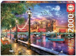 Educa Londen Bij De Ondergaande Zon - Puzzel Van 2000 Stukjes