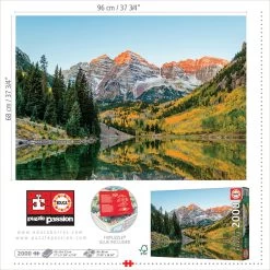 Educa Maroon Bells - Puzzel Van 2000 Stukjes -online speelgoedwinkel! educa maroon bells puzzel van 2000 stukjes 2