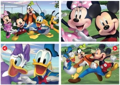 Educa Mickey Mouse En Vrienden - 4 Puzzels Van 20 / 40 / 60 / 80 Stukjes