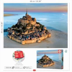 Educa Mont-Saint-Michel - Puzzel 1000 Stukjes -online speelgoedwinkel! educa mont saint michel puzzel 1000 stukjes 2