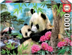 Educa Panda's - Legpuzzel Van 1000 Stukjes -online speelgoedwinkel! educa pandas legpuzzel van 1000 stukjes 1