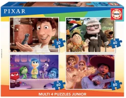 Educa Pixar Films - 4 Puzzels Van 20 / 40 / 60 / 80 Stukjes
