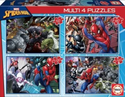 Educa Spiderman - 4 Puzzels Van 50 / 80 / 100 / 150 Stukjes