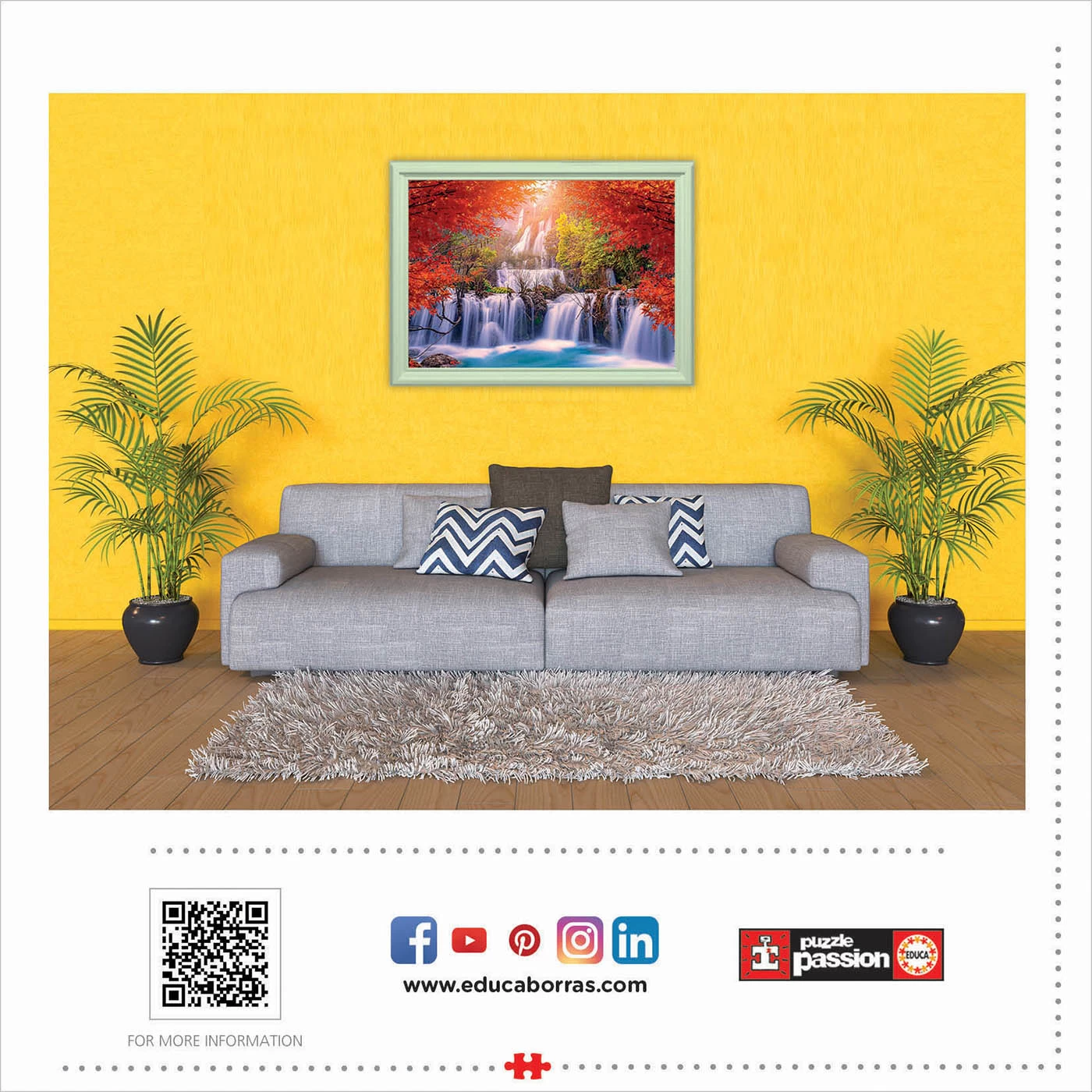 Educa Waterval In Thailand - Puzzel Van 2000 Stukjes 6 Educa Waterval In Thailand - Puzzel Van 2000 Stukjes - Afbeelding 4