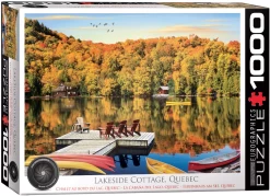 Eurographics Puzzles Cottage Aan Het Meer - Quebec - Puzzel Van 1000 Stukjes