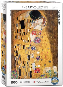 Eurographics Puzzles Klimt - De Kus - Puzzel Van 1000 Stukjes