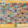 Eurographics Puzzles Volkswagen Groovy Bus - Collage - Puzzel Van 2000 Stukjes 2 Eurographics Puzzles Volkswagen Groovy Bus - Collage - Puzzel Van 2000 Stukjes -online speelgoedwinkel! eurographics puzzles volkswagen groovy bus collage