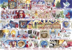Gibsons Christmas Alphabet - Puzzel Van 1000 Stukjes -online speelgoedwinkel! gibsons christmas alphabet puzzel van 1000 stukjes 1