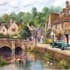 Gibsons Het Mooie Dorp Castle Combe - Puzzel Van 1000 Stukjes
