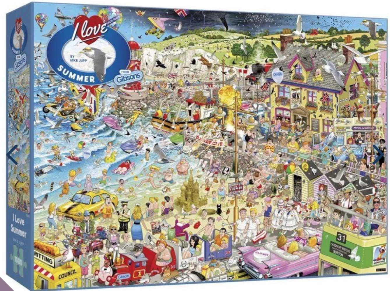 Gibsons I Love Summer - Puzzel Van 1000 Stukjes 3 Gibsons I Love Summer - Puzzel Van 1000 Stukjes