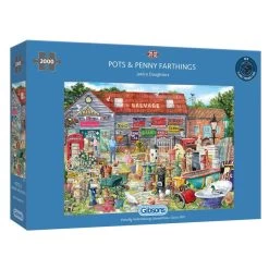 Gibsons Pots & Penny Farthings - Puzzel Van 2000 Stukjes