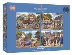 Gibsons The Evacuees - 4 Puzzels Van 500 Stuks
