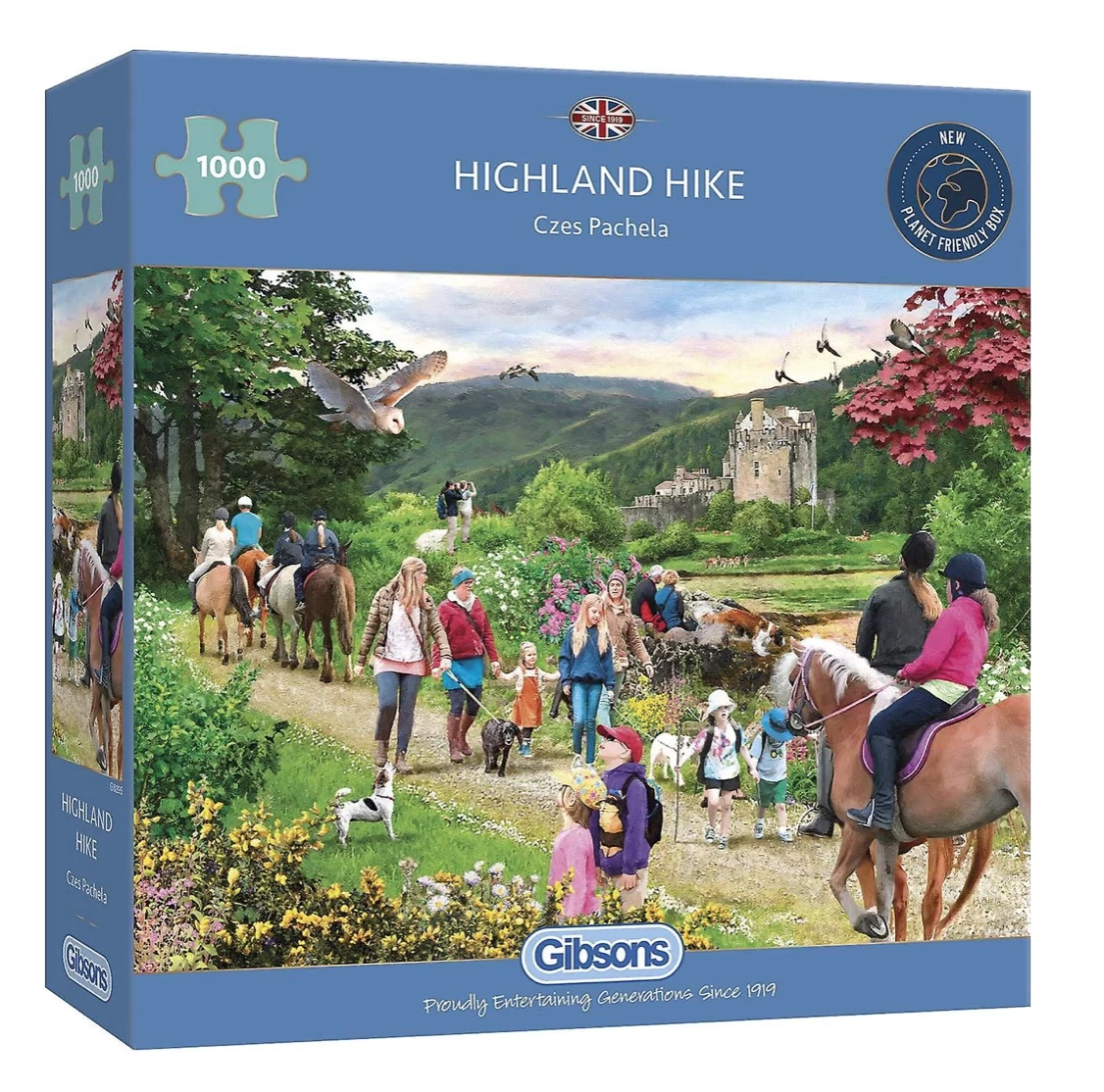 Gibsons Wandeling In De Schotse Hoogland - Puzzel Van 1000 Stukjes 3 Gibsons Wandeling In De Schotse Hoogland - Puzzel Van 1000 Stukjes