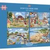 Gibsons Was Je Maar Hier - 4 Puzzels Van 500 Stuks -online speelgoedwinkel! gibsons was je maar hier 4 puzzels van 500 stuks
