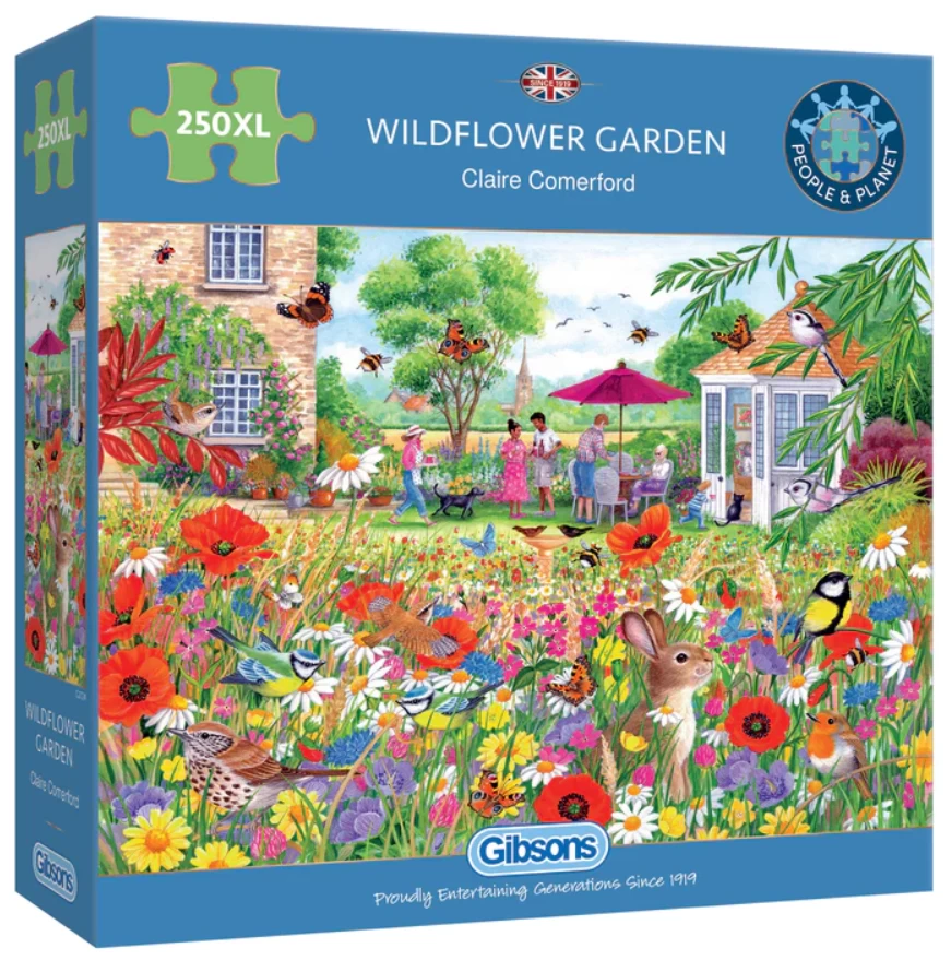 Gibsons Wilde Bloementuin - Puzzel Van 250XL Stukjes 3 Gibsons Wilde Bloementuin - Puzzel Van 250XL Stukjes