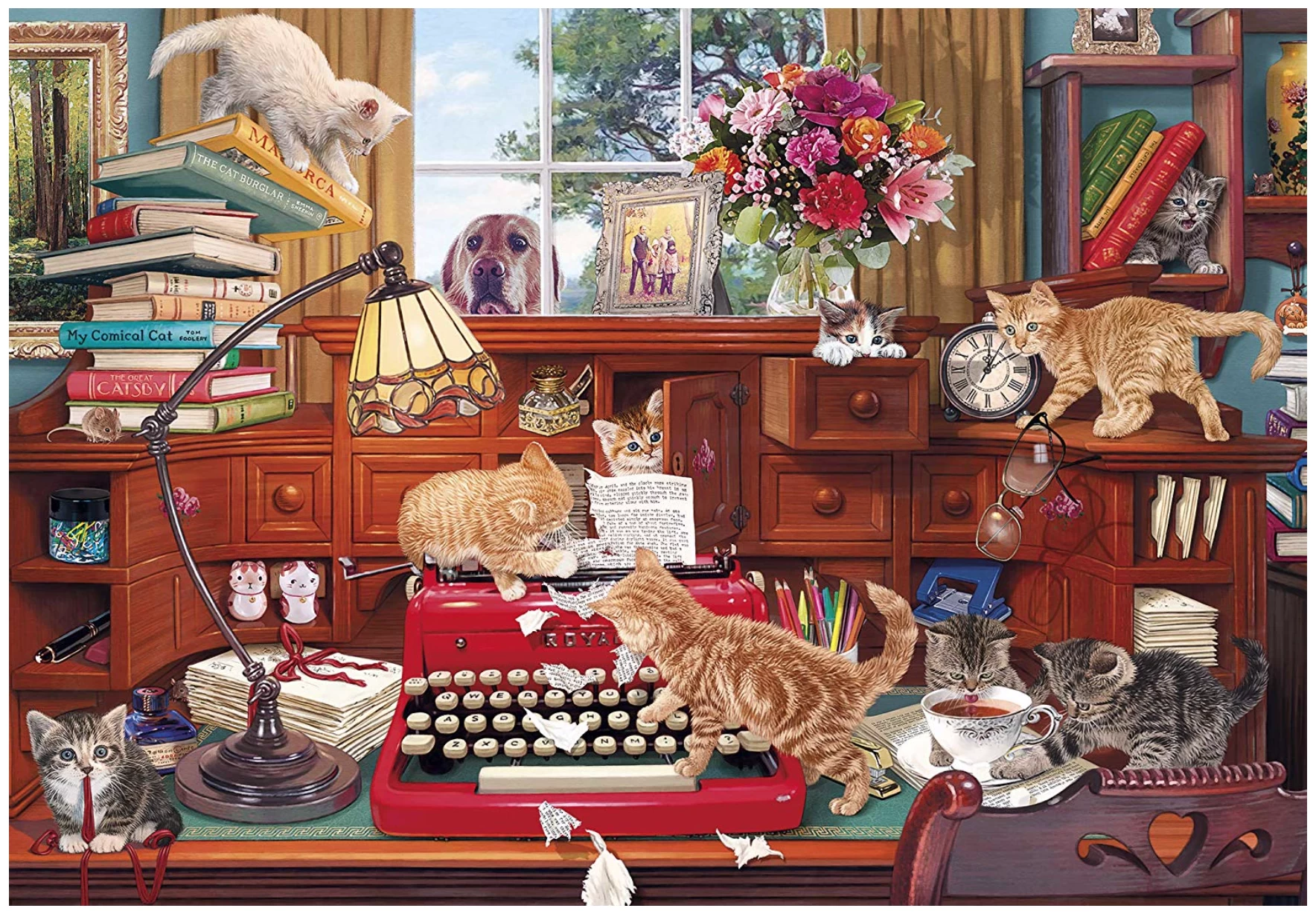 Gibsons Writer's Block - Puzzel Van 1000 Stukjes 4 Gibsons Writer's Block - Puzzel Van 1000 Stukjes - Afbeelding 2