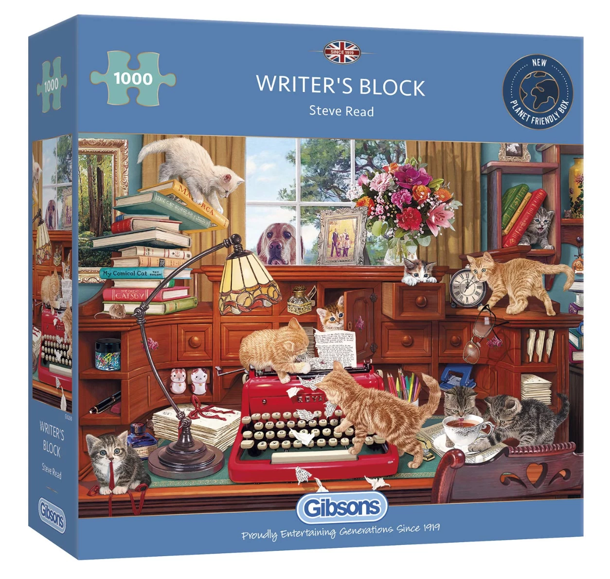 Gibsons Writer's Block - Puzzel Van 1000 Stukjes 3 Gibsons Writer's Block - Puzzel Van 1000 Stukjes