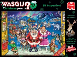 Jumbo Wasgij Christmas 17 - Elf Inspection! - 2 Puzzels Van 1000 Stukjes
