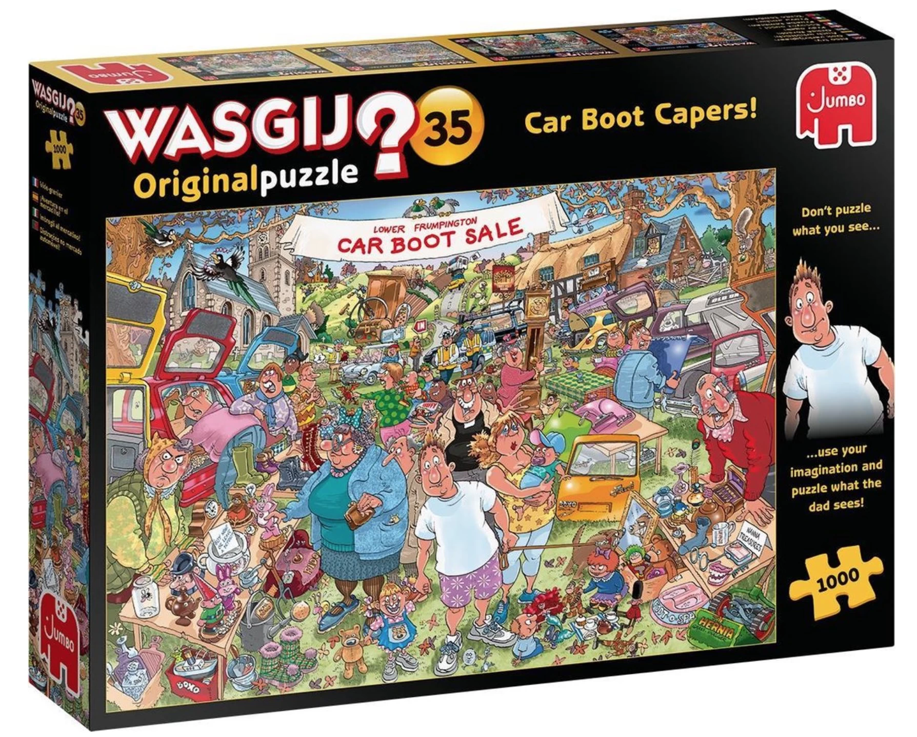 Jumbo Wasgij Original 35 - Vlooienmarkt Vondst! - 1000 Stukjes 3 Jumbo Wasgij Original 35 - Vlooienmarkt Vondst! - 1000 Stukjes